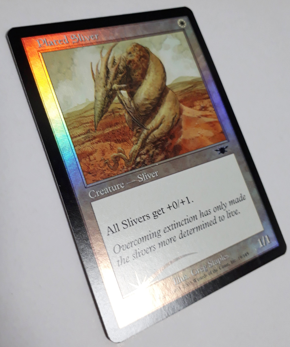 Magic:The Gathering/LGN 板金スリヴァー Plated Sliver/英1 FOILの画像4