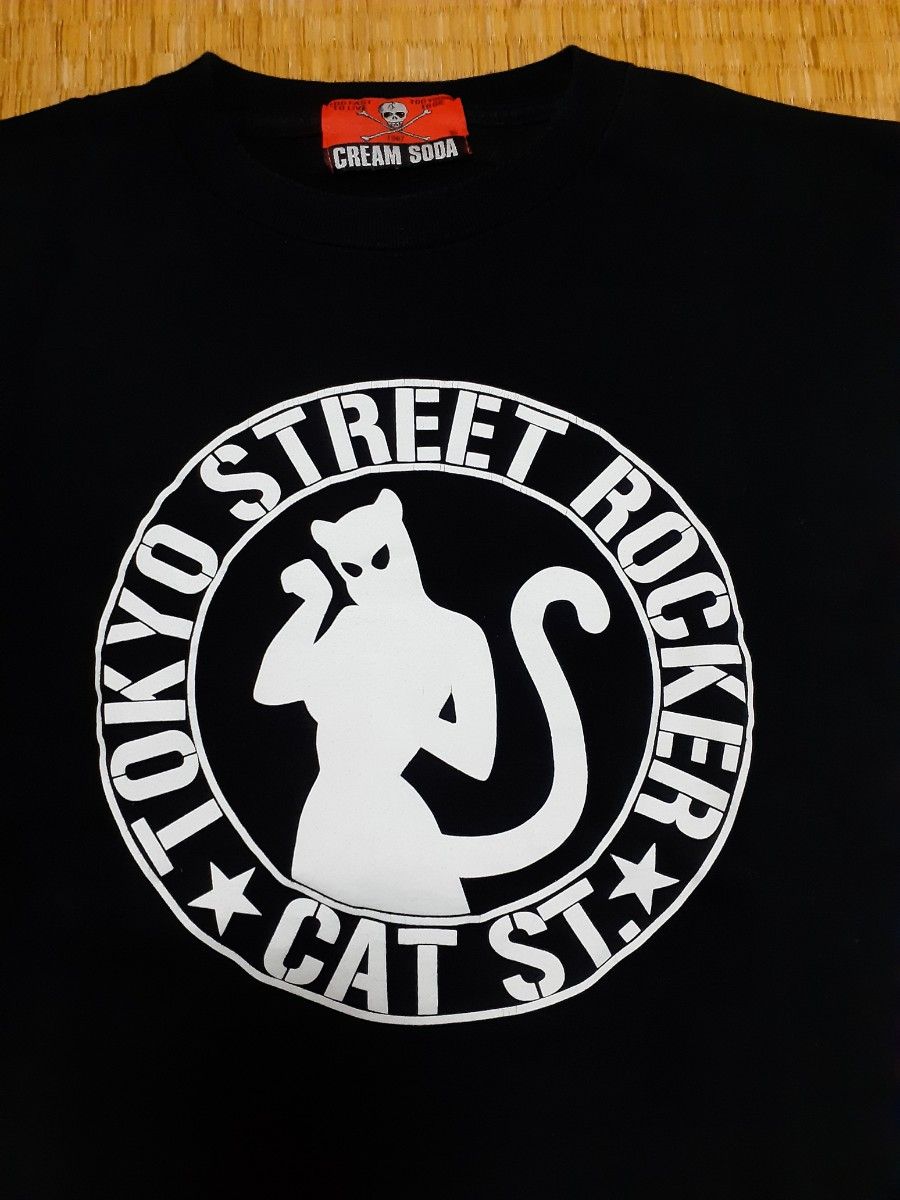 ブラックキャッツ Tシャツ・クリームソーダ ピンクドラゴン ブラックキャッツ Tシャツ・クリームソーダ ピンクドラゴン