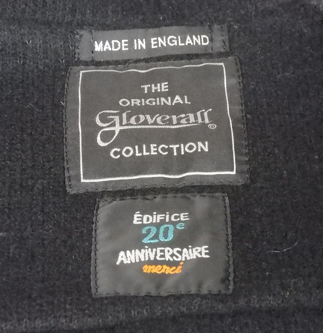 gloverallg Rover all EDIFICE Edifice 20 anniversary duffle coat England made black size:1.T.
