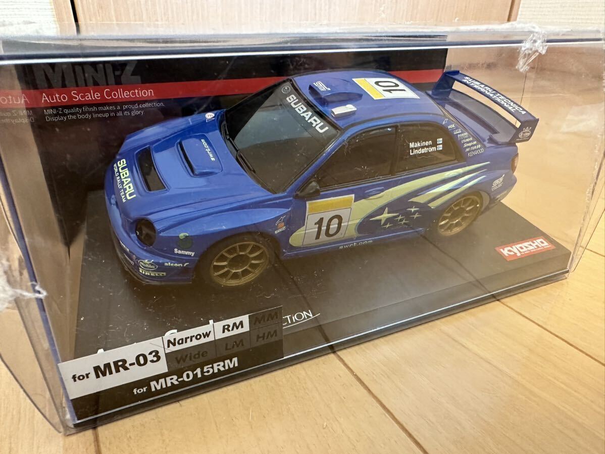 KYOSHO 京商 ミニッツ ボディ スバル インプレッサ WRC 2002 Rally Car グロスコート 未使用品 希少 絶版　MZP143WR 当時品_画像1