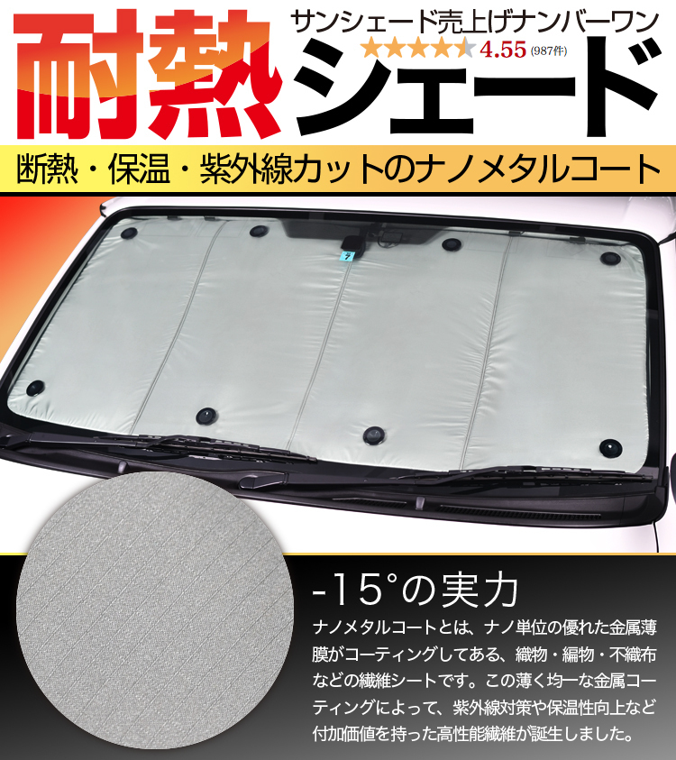 GW超得500円「吸盤＋15個」 ルーミー M900A/M910A系 カーテン プライバシー サンシェード 車中泊 グッズ フロント ROOMY_画像5