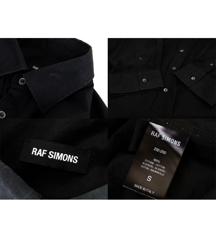  Raf Simons RAF SIMONS # 21AW [ 212-250 ] ATARAXIA RS Logo вышивка рубашка 32591