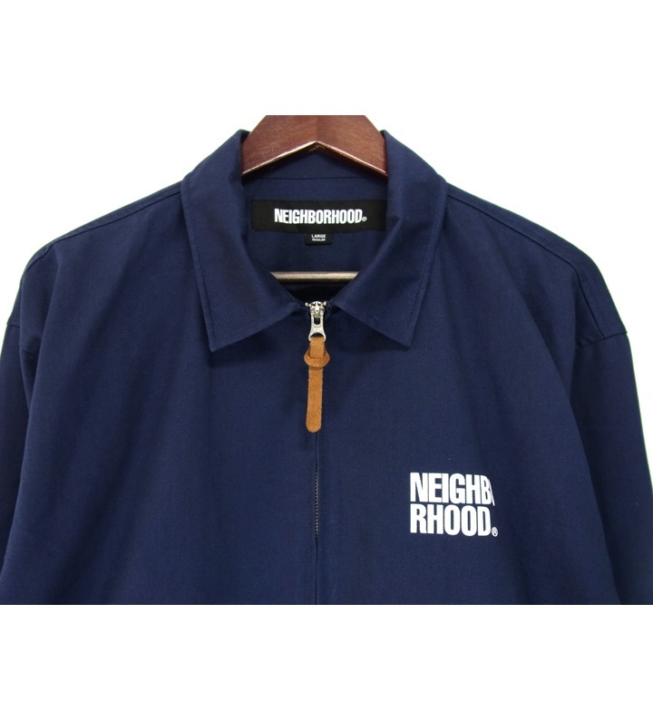 ネイバーフッド NEIGHBORHOOD ■ 23AW 【 ZIP WORK JACKET 232TSNH JKM07 】 ロゴ プリント ジップアップ ワーク ジャケット n5620_画像3