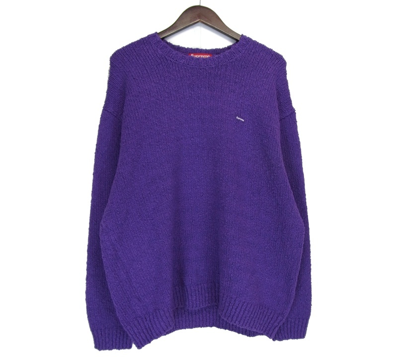 シュプリーム Supreme ■ 24SS 【 Boucle Small Box Logo Sweater 】 ブークレ スモール ボックス ロゴ ニット セーター w18313_画像1