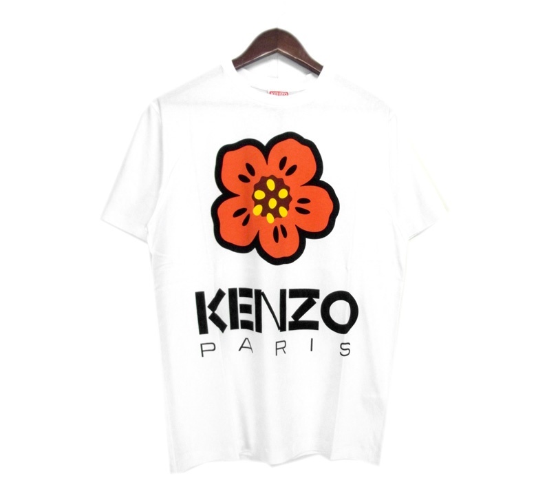 ケンゾー KENZO ■ 【 BOKE FLOWER FD55TS4454SO 】 クラシック ボーク フラワー デザイン 半袖 Tシャツ 32816_画像1