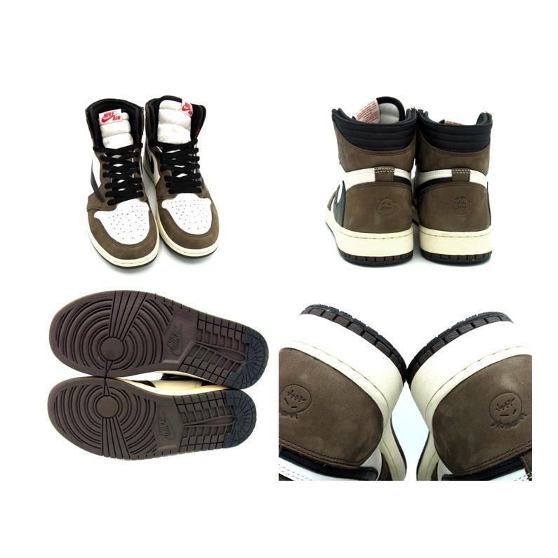 ナイキ NIKE × トラヴィス スコット Travis Scott ■ 【 AIR JORDAN 1 RETRO HIGH OG CD4487 100 】 エア ジョーダン 1 スニーカー w18485_画像3