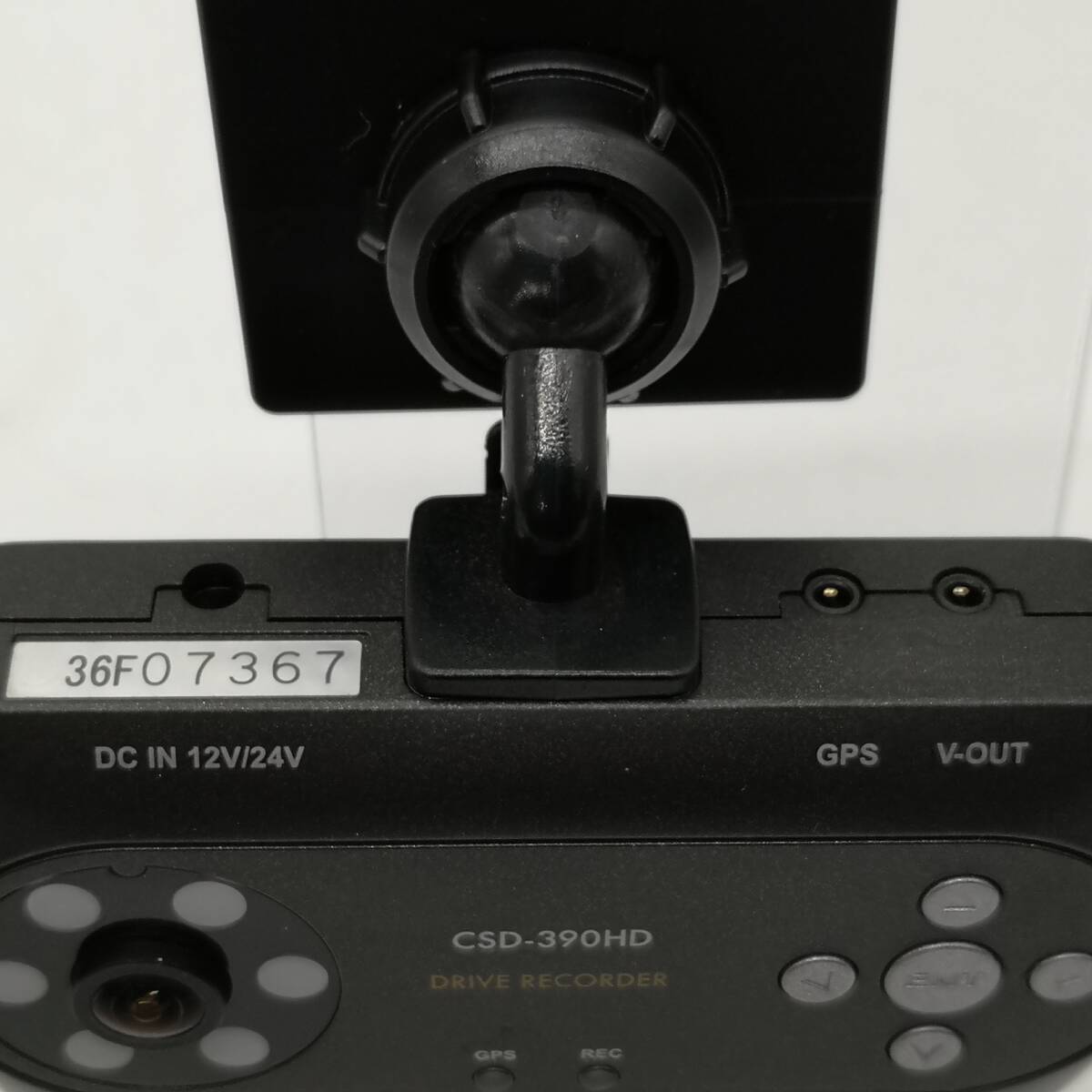 セルスタードライブレコーダー CSD-390HD 日本製3年保証 一体型前後カメラ 衝撃センサー搭載 202401-F388_画像6