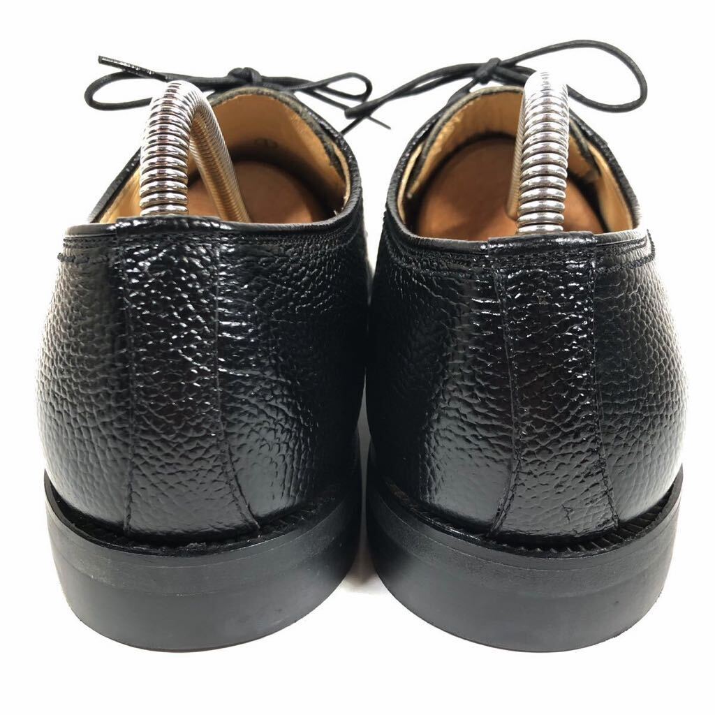 未使用品【FREUDEN】本物 靴 25cm プレーントゥ ビジネスシューズ 外羽根式 HIROKAWA スコッチグレイン レザー メンズ 日本製 25 EE 箱有りの画像3