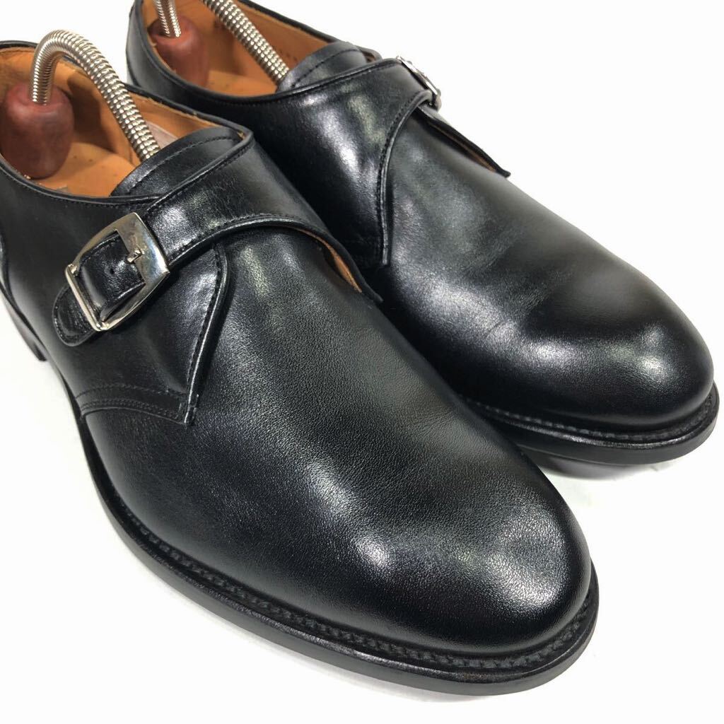 【リーガル】本物 REGAL 靴 25cm 黒 モンクストラップ ビジネスシューズ 本革 レザー 男性用 メンズ 日本製 25の画像8