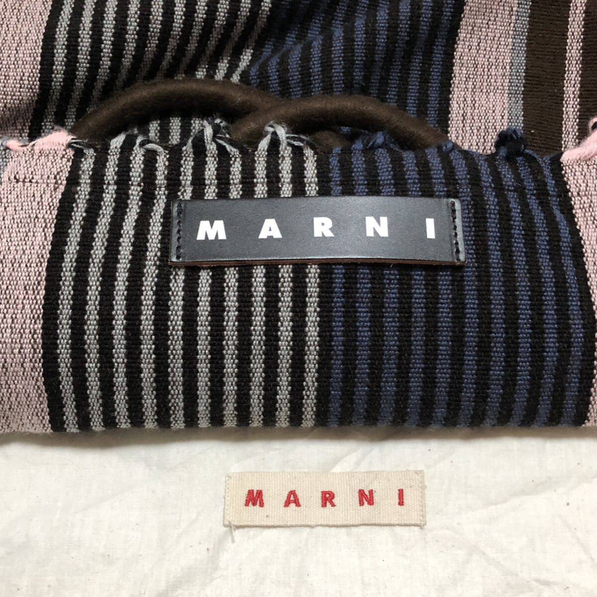 【マルニ】本物 MARNI トートバッグ ロゴモチーフ ハンモック ショルダーバッグ メンズ レディース 保存袋付きの画像10