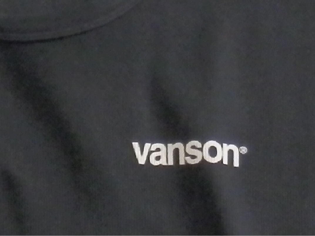 バンソン／vanson／Lサイズ／テレコ半袖Ｔシャツ／NVST-2408／ブラック／新品／送料無料／バイカー／ワンスター