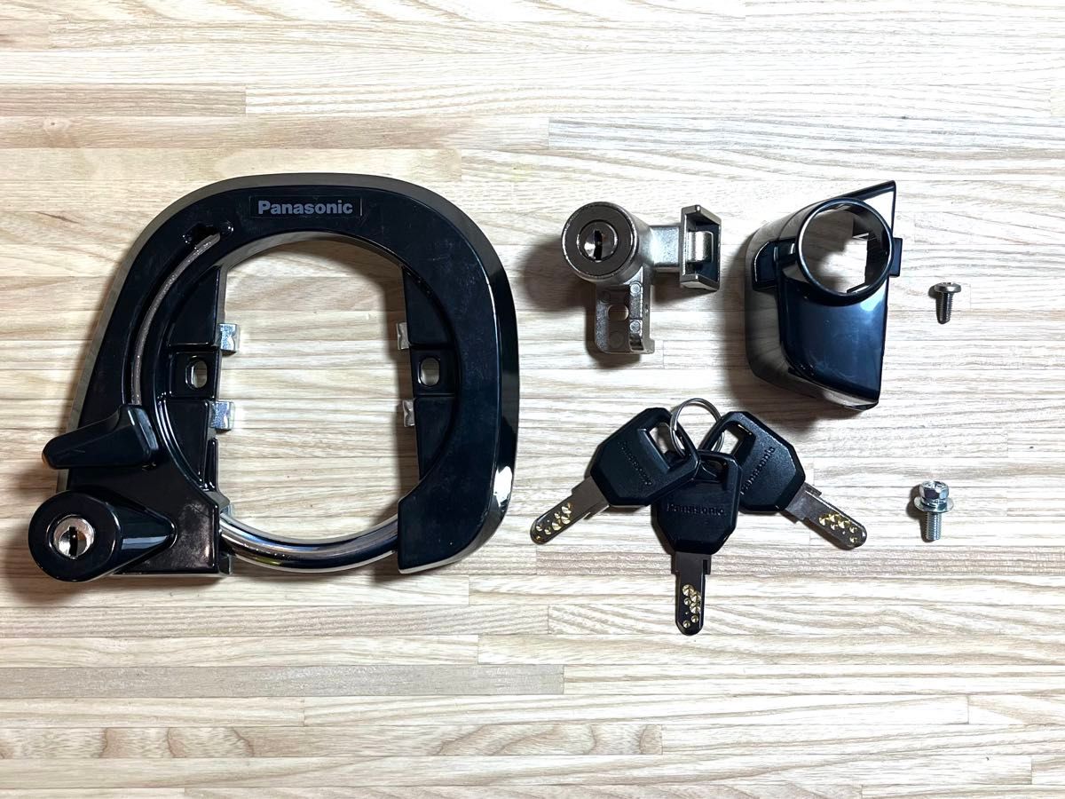 新品未使用】パナソニック 電動自転車キーセット サークル錠 新品未使用】パナソニック 電動自転車キーセット サークル錠