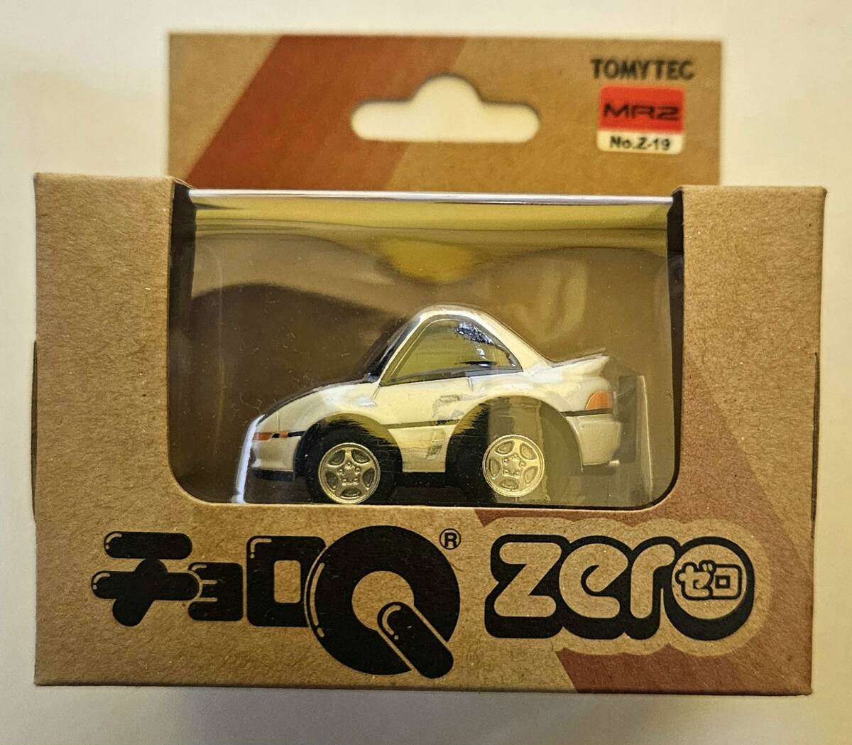 トミーテック　チョロQ　ZERO　トヨタMR2　4種_トヨタ　MR2 GT 　白