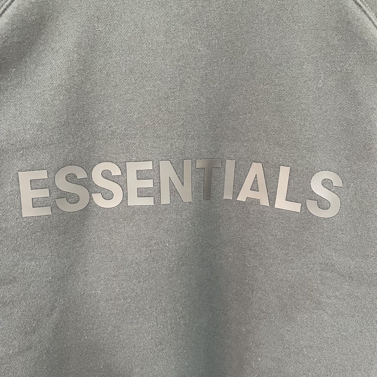 新品 ESSENTIALS エッセンシャルズ スウェット シャツ ブラック Mサイズ fear of god フィアオブゴッドの画像2