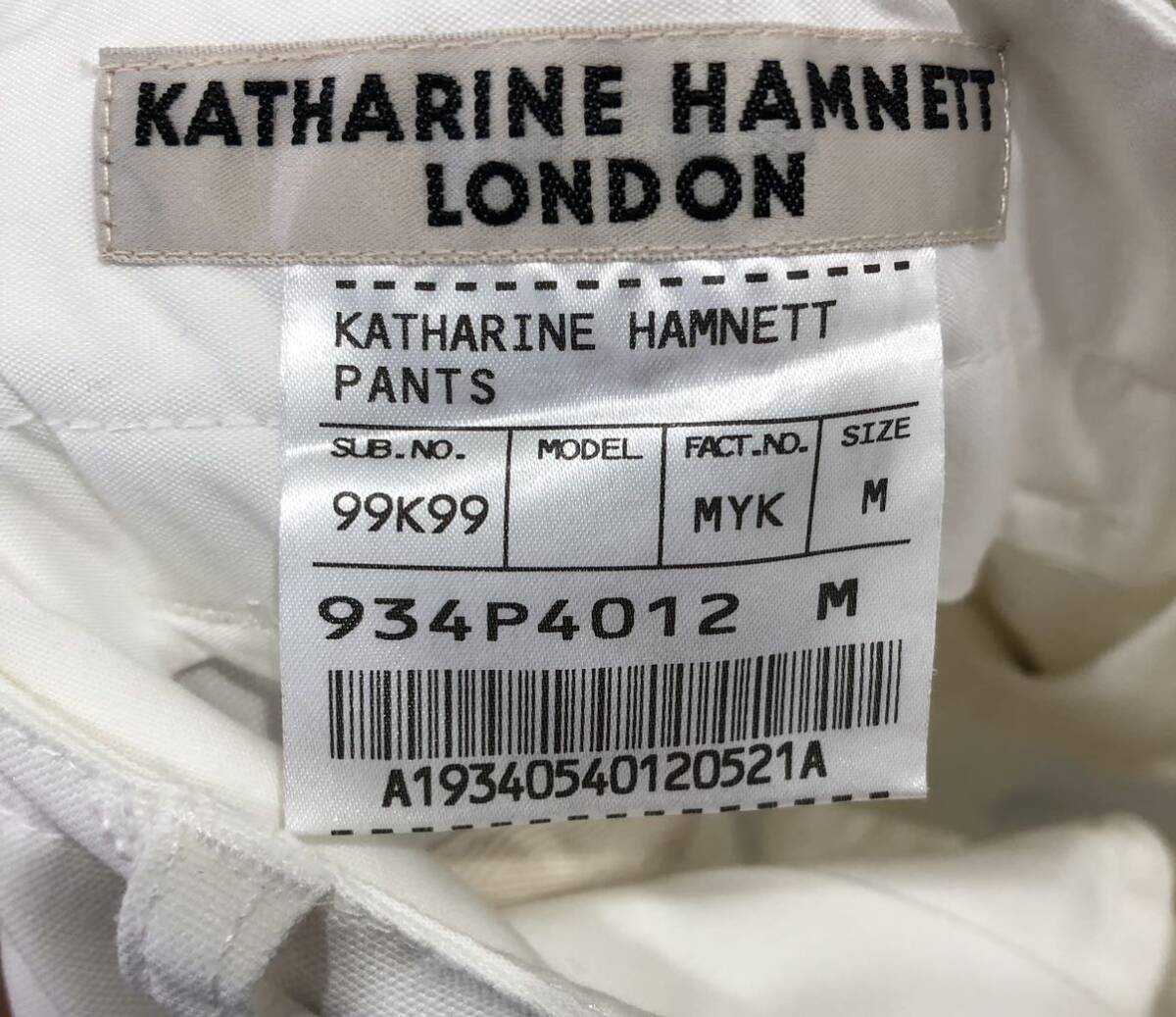 [ новый товар не использовался ] Katharine Hamnett мотокросс брюки 