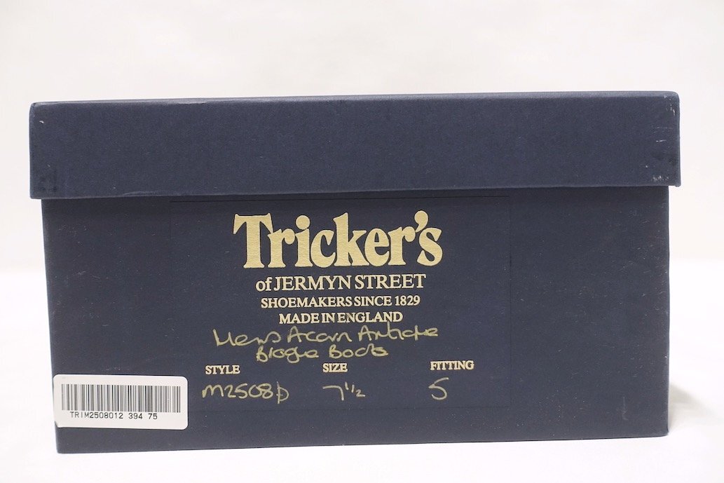  обычная цена 13.2 десять тысяч очень красивый товар Tricker\'s Tricker's M2508D MALTON молдинг тонн Wing chip Country ботинки ei темно синий кожа мужской 7 1/2