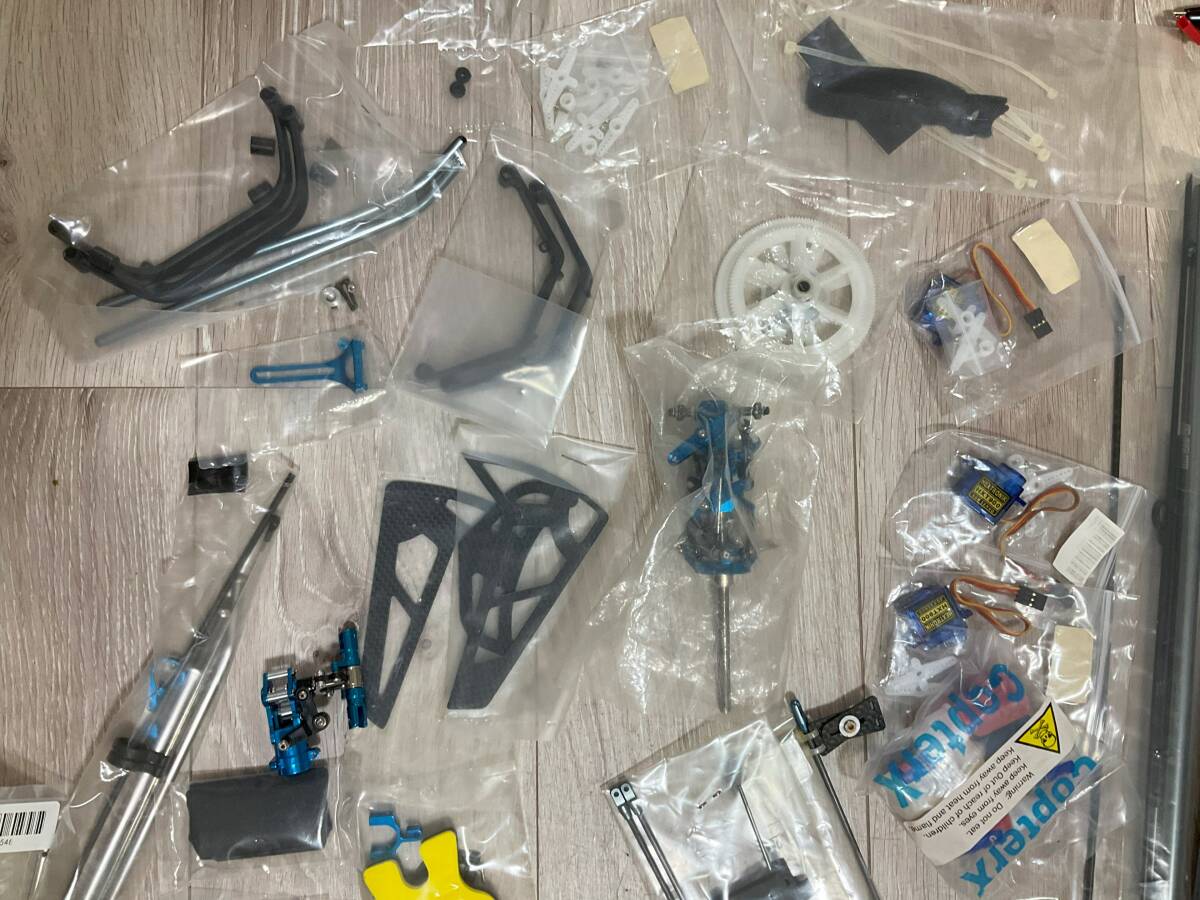 Copter X CX 450AE V2、ALIGN T-REX 450互換品、メカあり、パーツ多数の画像9