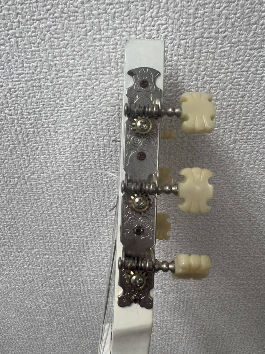 ☆ギター　Lake Guitar 木製 レトロ アンティーク　アイボリー コレクション　保管品☆_画像8