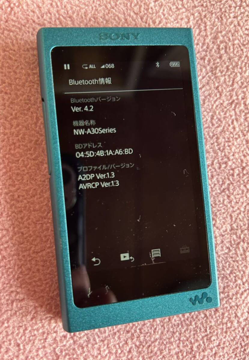 SONY NW-A35 16GB ソニーウォークマン☆中古動作品_画像2