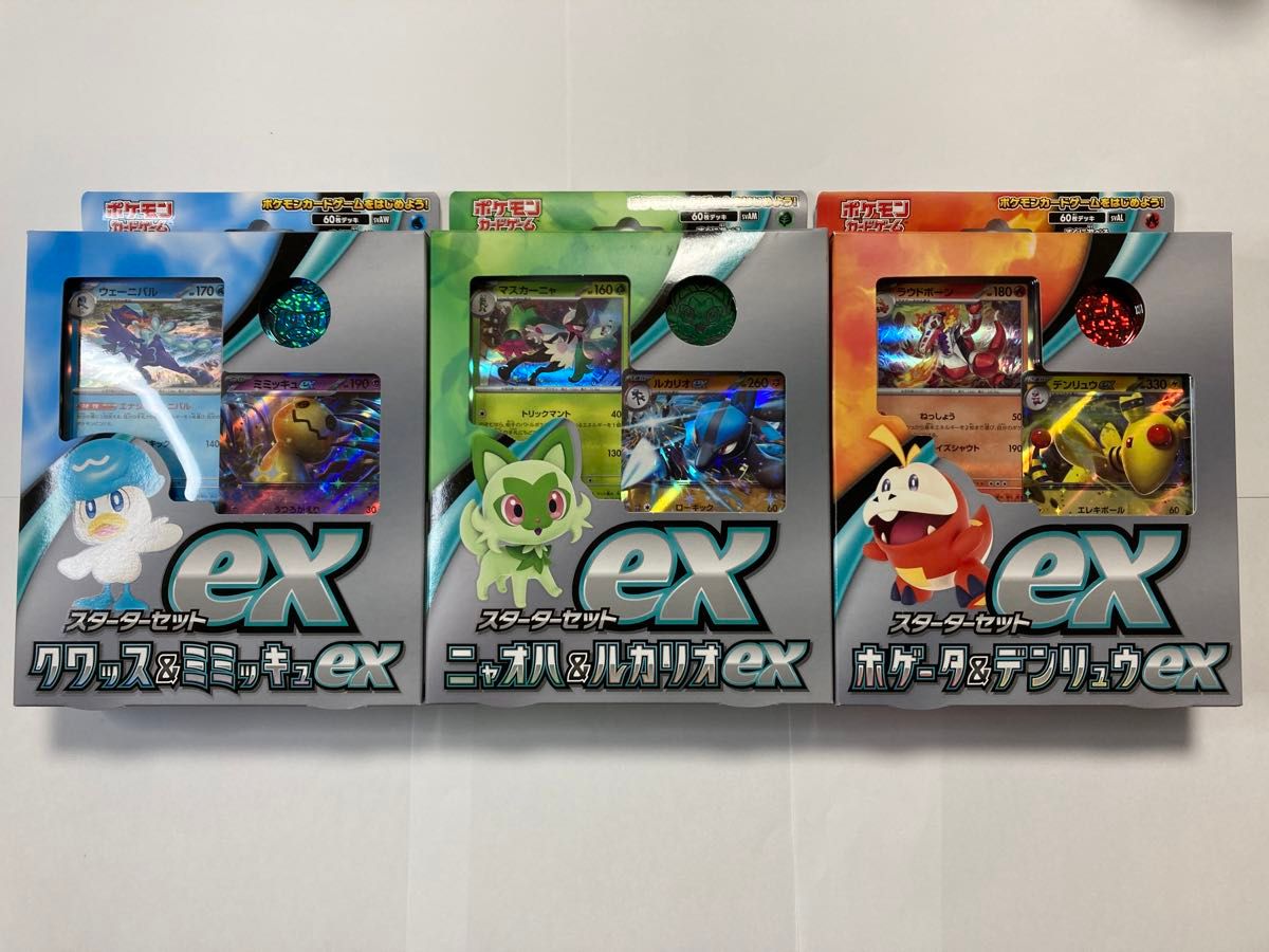 ポケモンカードゲーム スターターセットex ホゲータ クワッス ポケモンカードゲーム スターターセットex ホゲータ クワッス