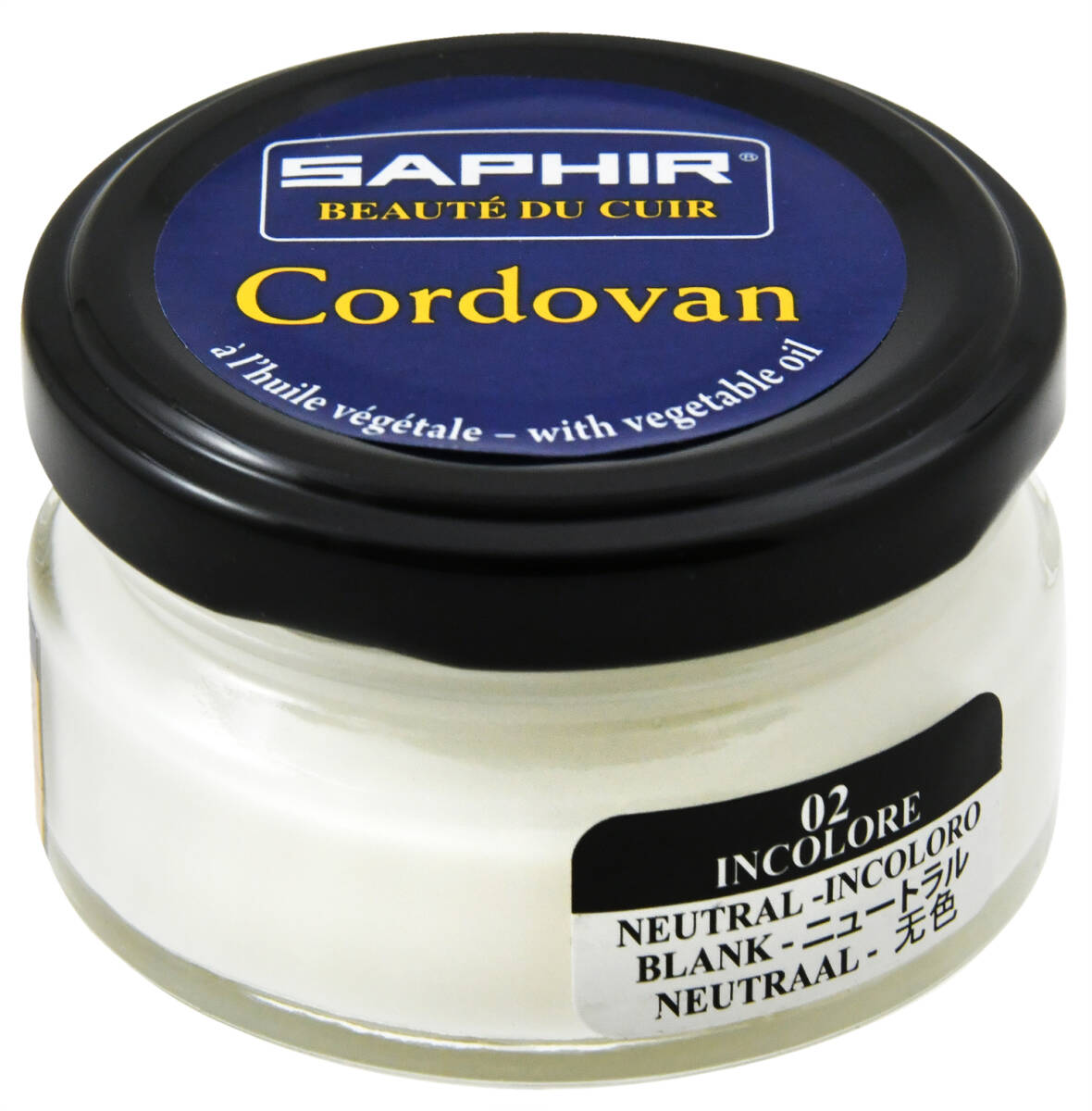  neutral less color SAPHIRsafi-ru cordovan cream 50ml horse leather for ke AOI ru code Van shoes cream 