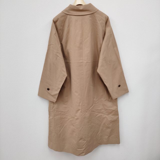 Graphpaper 新品 Double Cloth Peach Soutien Collar Coat GM201-10181B ステンカラーコート ベージュ グラフペーパー 4-0320M F95771_画像2