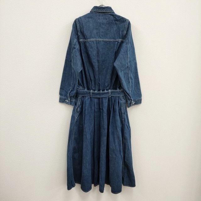 Graphpaper 新品 Belted Denim Dress GL211-60130B 定価59400円 サイズ00 ワンピース ブルー グラフペーパー 4-0325M F95648_画像2