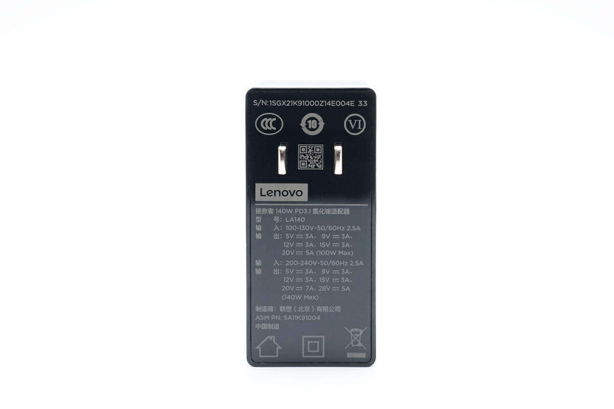 レノボ LENOVO 新品 LEGION 140W PD3.1 USB-C GaNアダプター AC アダプター 送料無料 東京発送