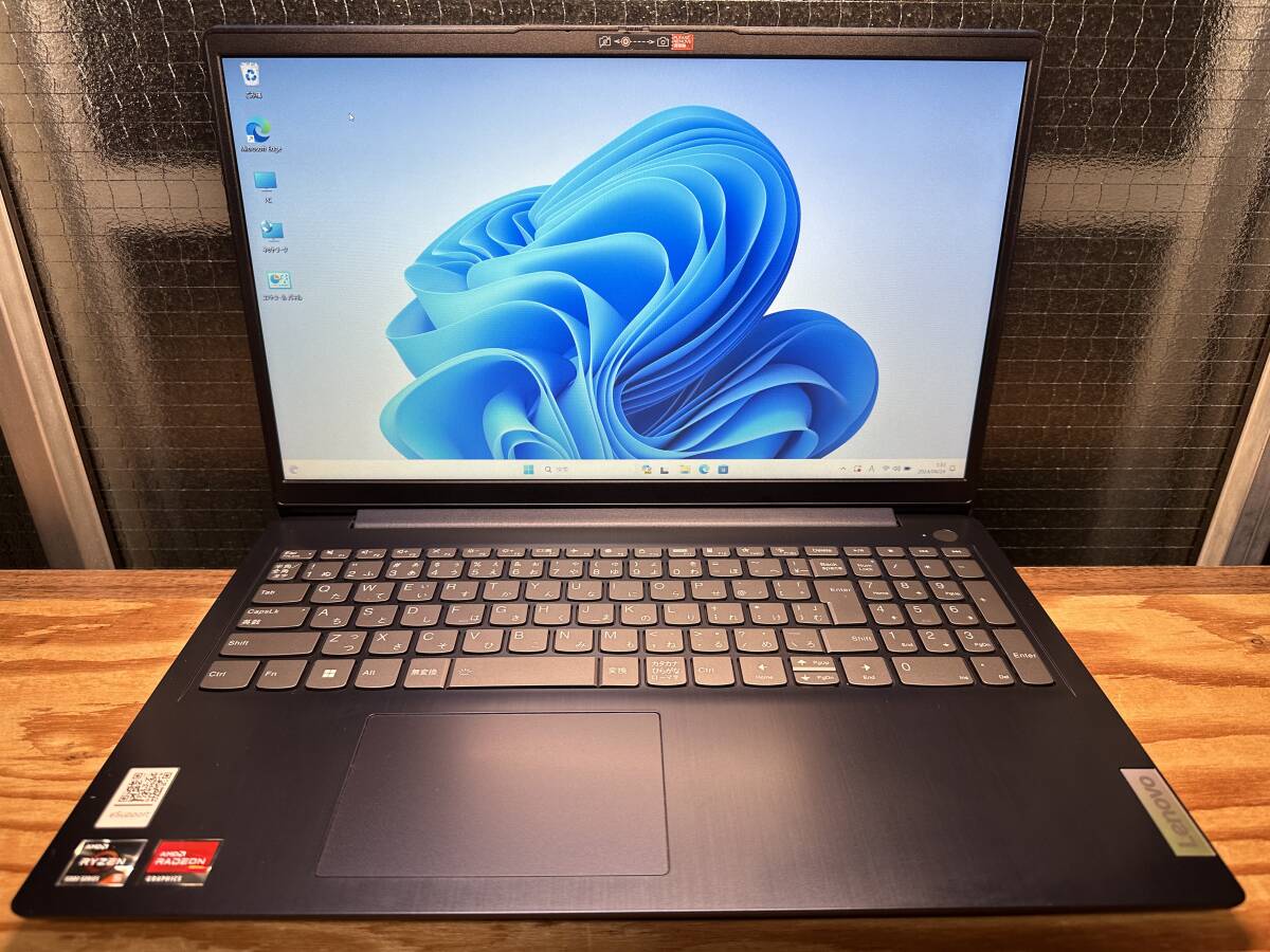 極速SSD搭載 WIN11 LENOVO IDEAPAD Slim 370 82RN005AJP AMD Ryzen 5 5625U 2.30GHz 16G 256GB Radeon OFFICE 2021搭載 東京発送の画像1