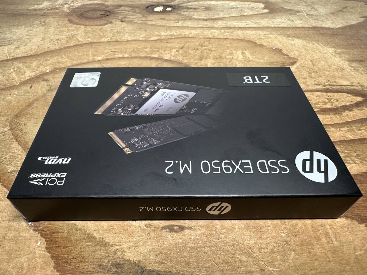 HP EX950 2TB 2280 新品 SSD M.2 PCIe Gen3x4 NVMe1.3 TLC DRAMキャッシュ搭載 5年保証 送料無料 東京発送_画像3