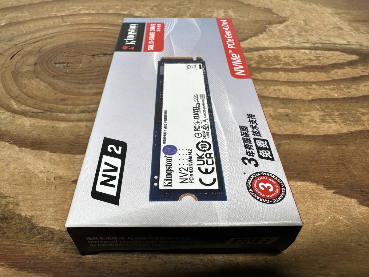 新品 KINGSTON NV2 1TB 2280 SSD M.2 PCIe Gen4x4 NVMe 3年保証 送料無料 東京発送_画像4