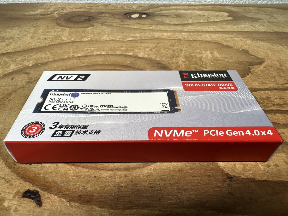 KINGSTON NV2 新品 1TB 2280 SSD M.2 PCIe Gen4x4 NVMe 3年保証 送料無料 東京発送_画像1