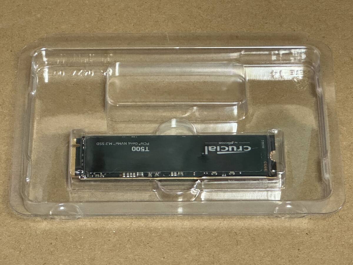 新品 Crucial T500 1TB 2280 SSD M.2 PCIe Gen4x4 NVMe 5年保証 送料無料 東京発送_画像6