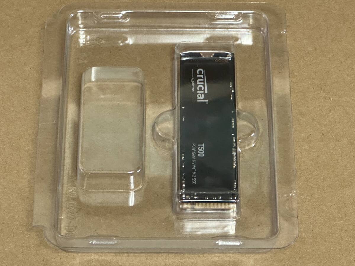 新品 Crucial T500 1TB 2280 SSD M.2 PCIe Gen4x4 NVMe 5年保証 送料無料 東京発送_画像9