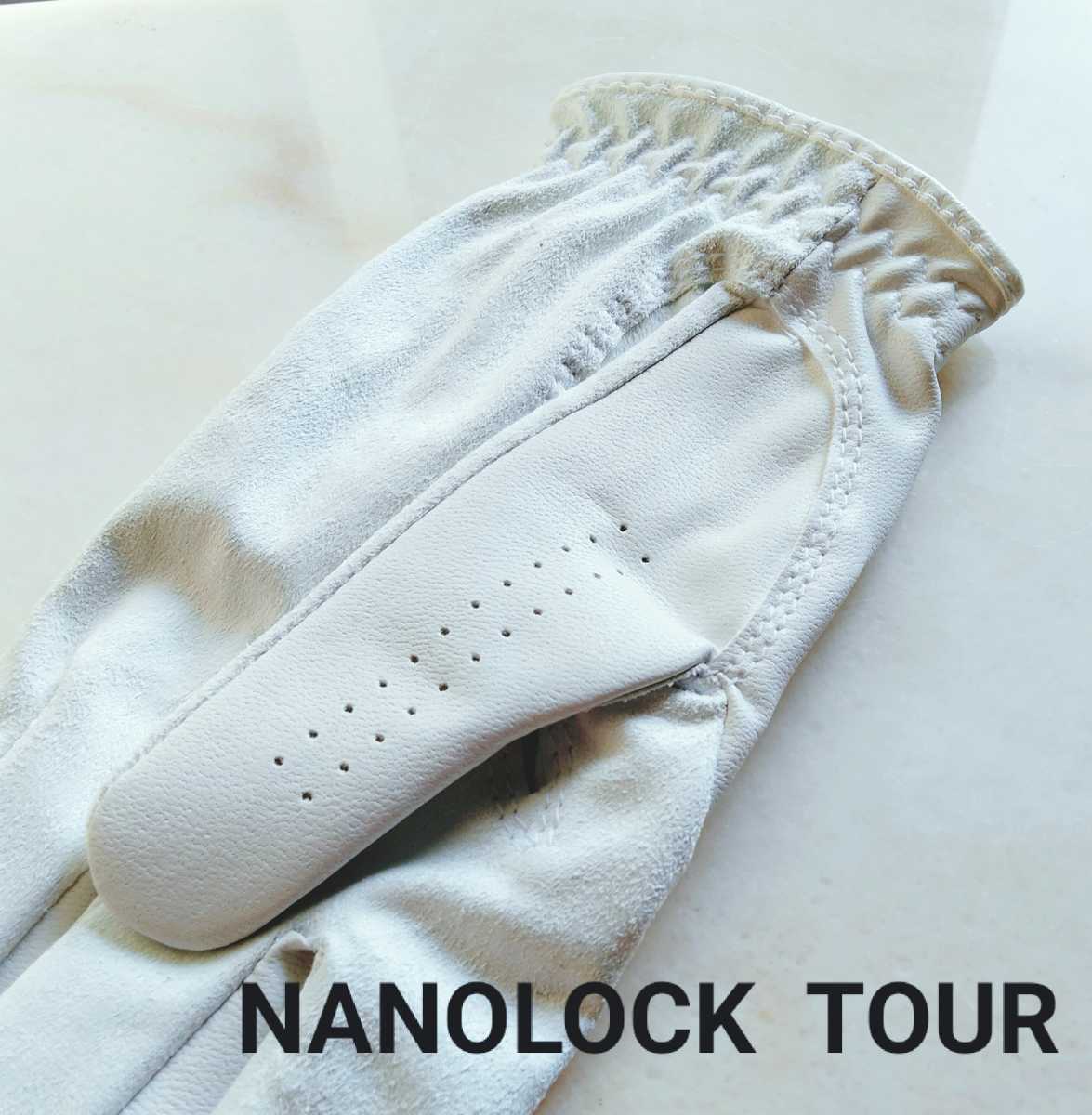 Fj nano lock Tour 25cm white 3 pieces set foot Joy Golf glove TOUR new goods unused anonymity delivery 