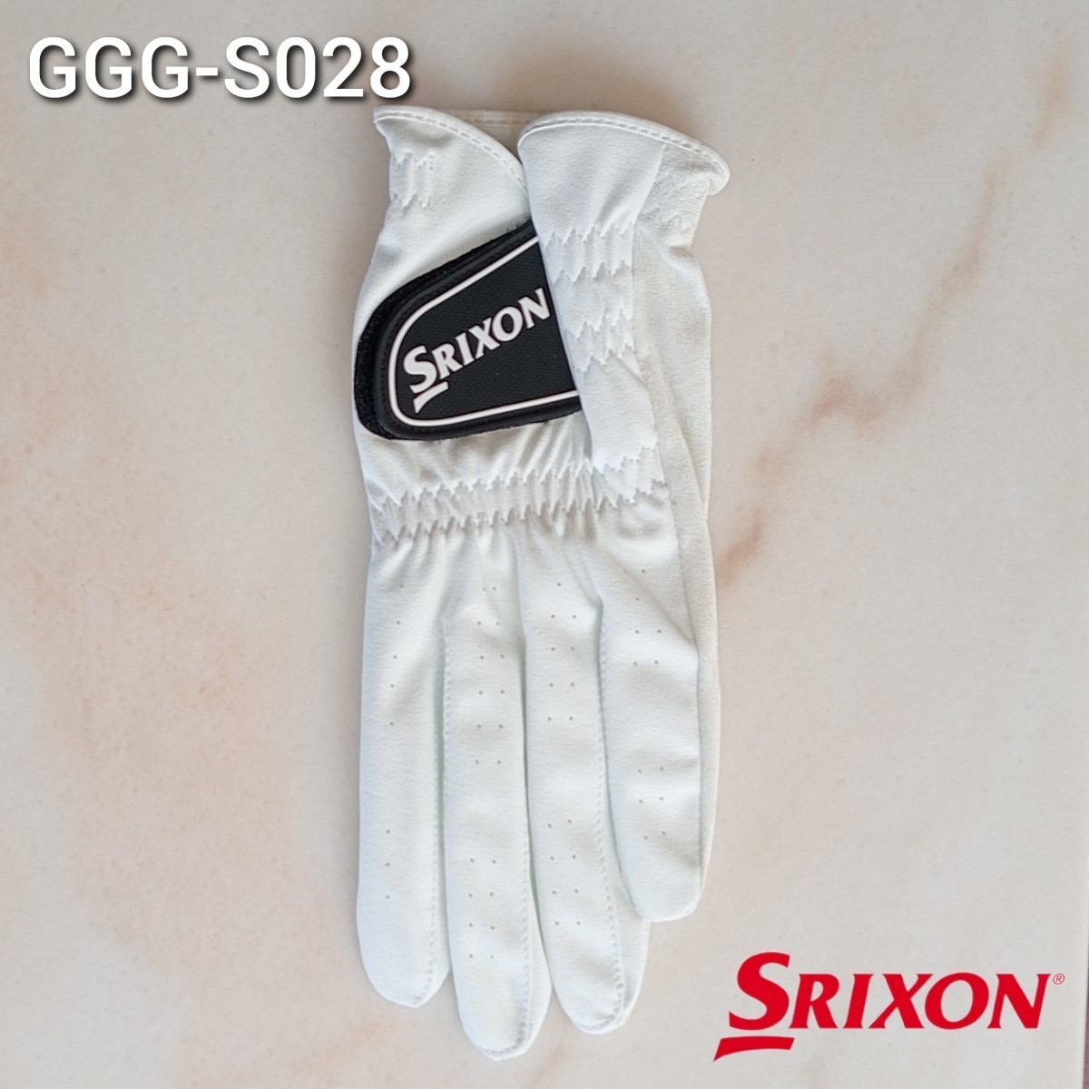 スリクソン 23cm 白 2枚セット GGG-S028 ダンロップ ゴルフグローブ 新品未使用品 ゴルフ用品 SRIXON PRO SERIES 薄手 ホワイト グローブ_画像4