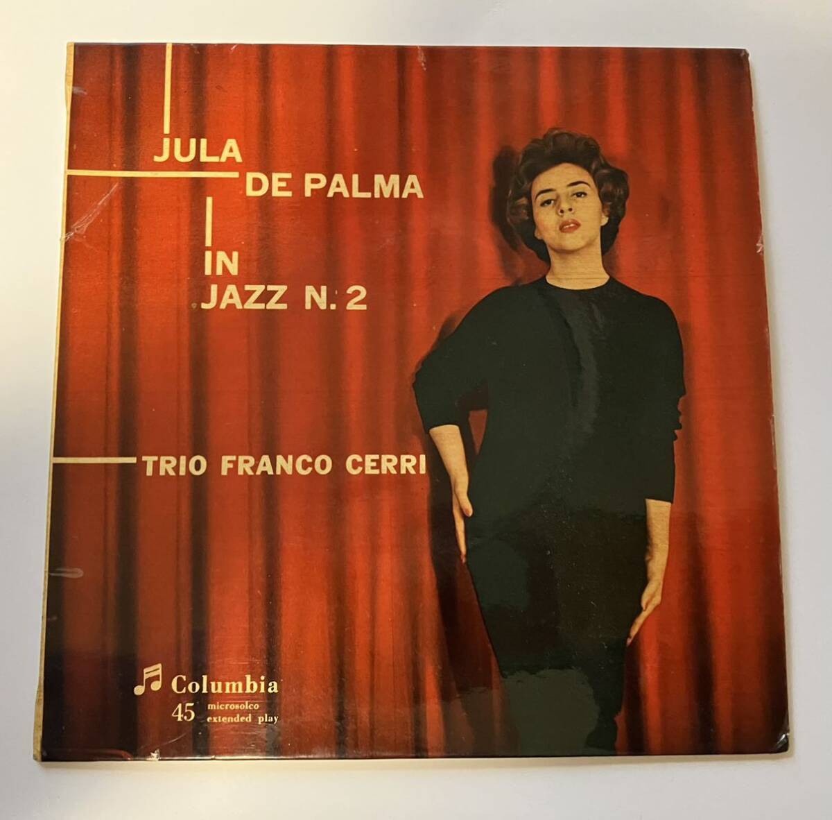 JULA DE PALMA / IN JAZZ N.2 TRIO FRANCO CERRI (伊COLUMBIA) 7inch EP_画像1