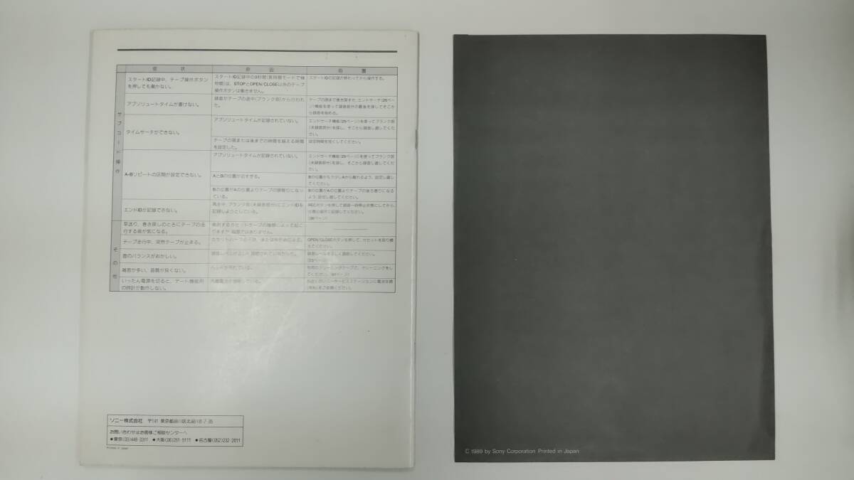 SONY digital audio tape deck DTC-77ES owner manual (.book@)