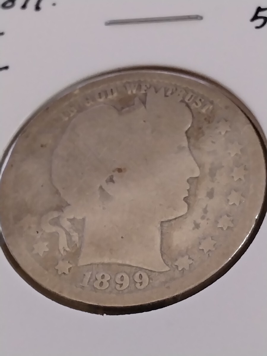 アメリカ 25セント銀貨 3枚セット(1853 1899 1929)_画像5