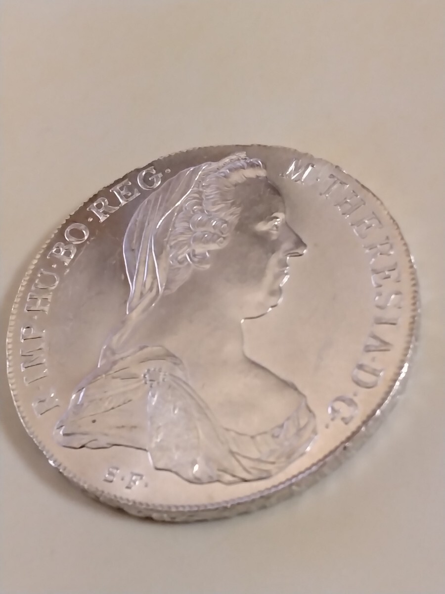 オーストリア 1780 ターレル銀貨 マリア テレジア 再鋳貨_画像1