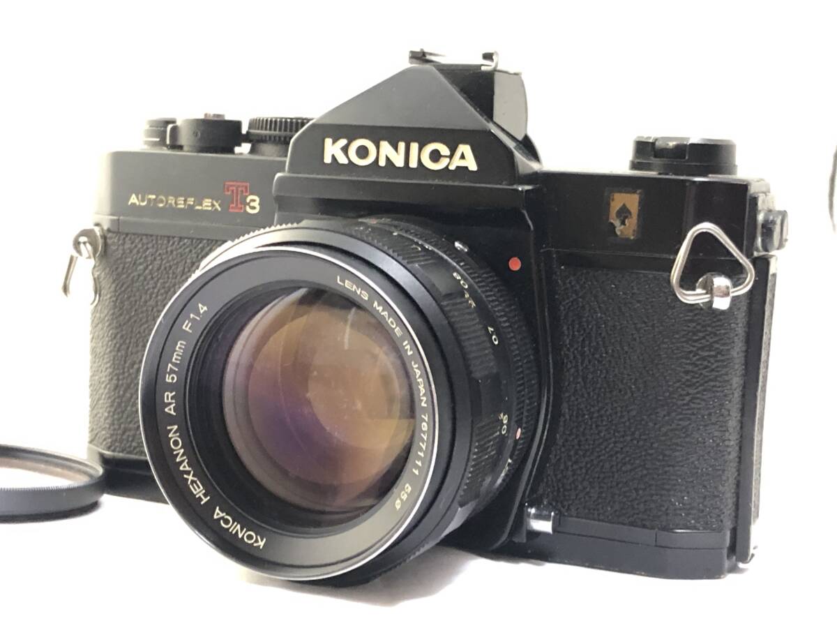 ★実用品★ コニカ KONICA AUTOREFLEX T3 HEXANON AR 57mm F1.4 #5369_画像1