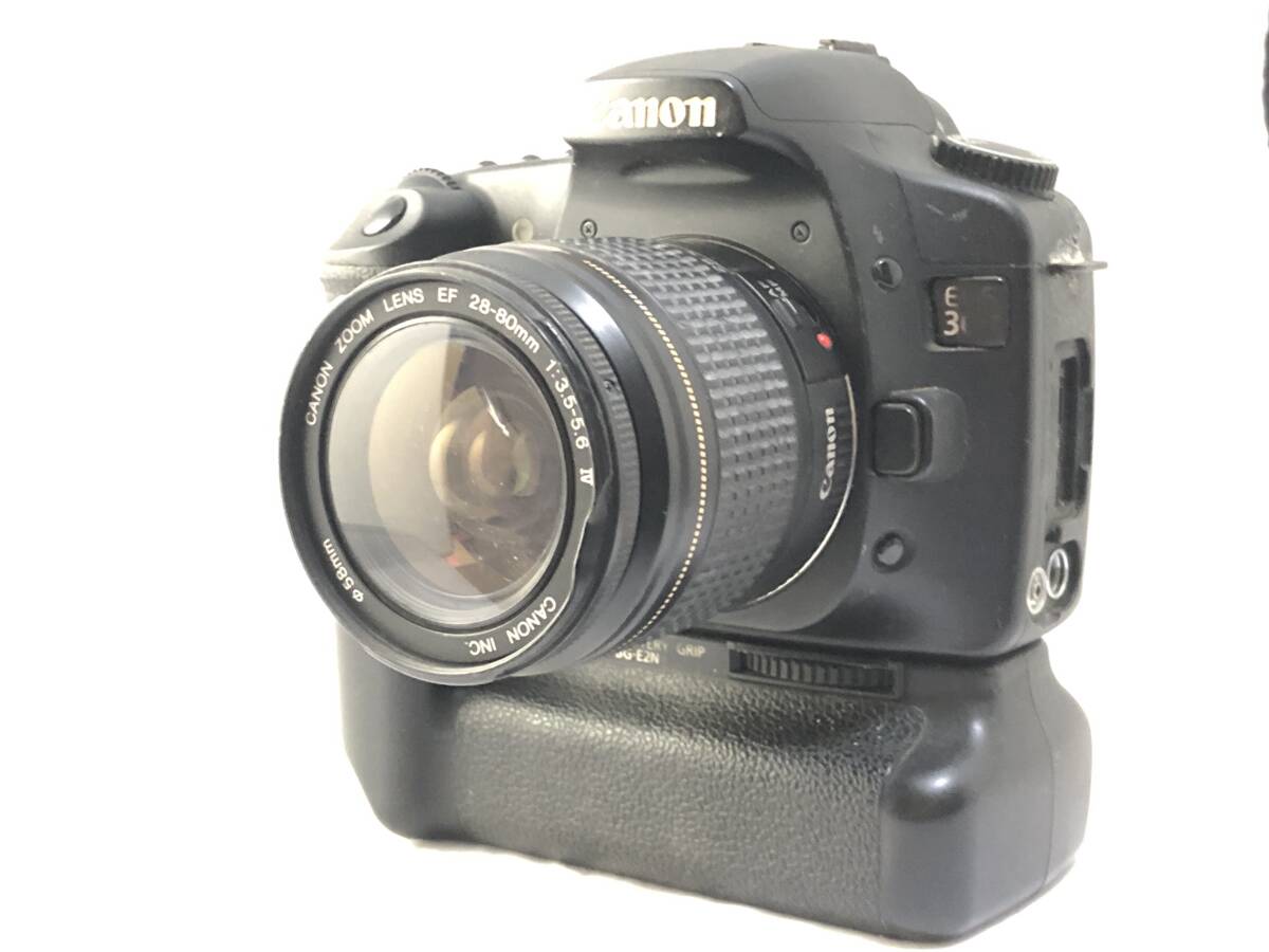 ★訳あり大特価★ キヤノン Canon EOS 30D EF 28-80mm 3.5-5.6 IV USM BG-E2N #5371の画像1