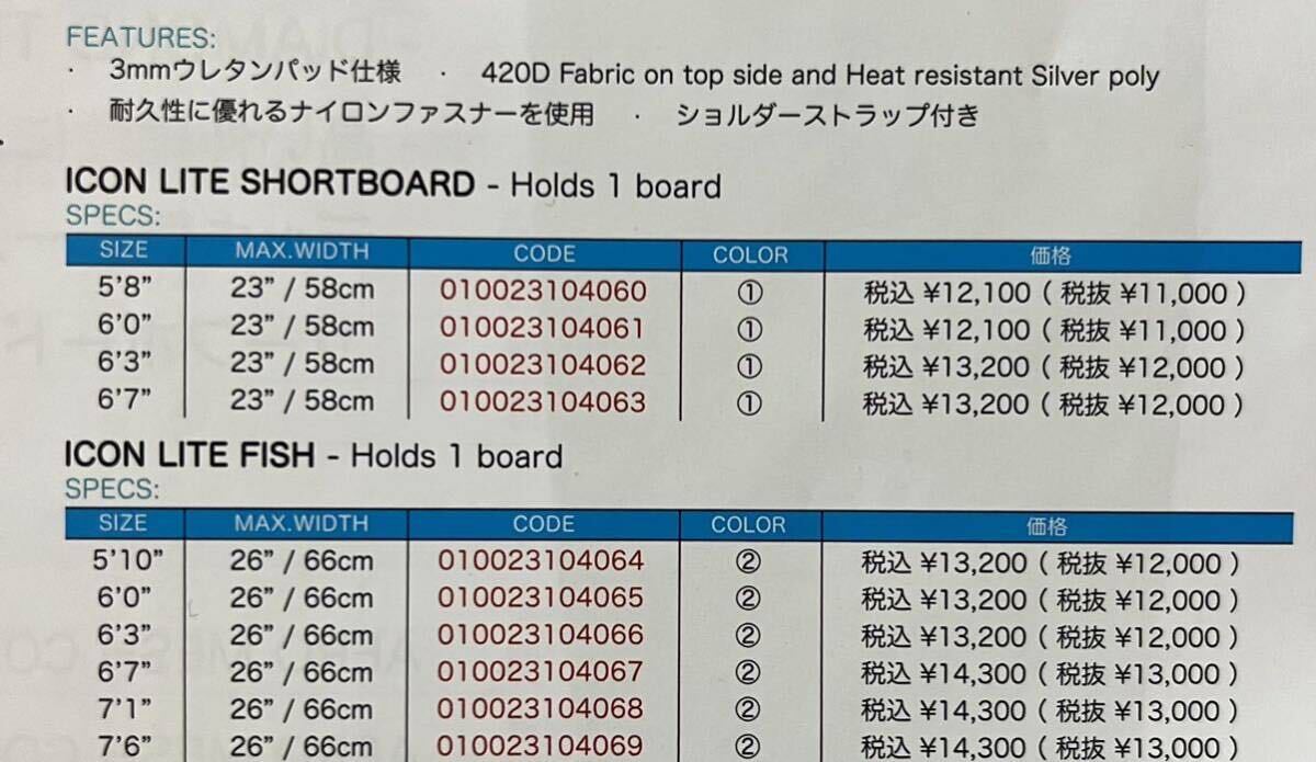 GWセール ¥1〜 [新品] クリエイチャー ☆ ハードケース 5,8 ICON Lite board overの画像2