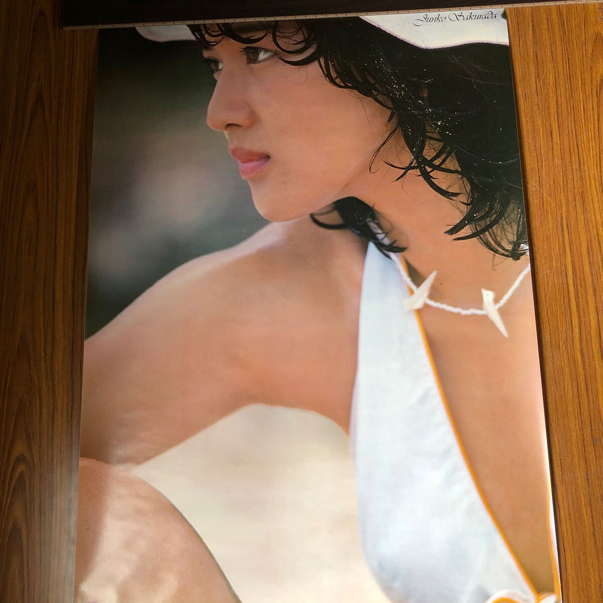 昭和レトロ アイドル 桜田淳子 ビクターレコード 水着 ポスターの画像1