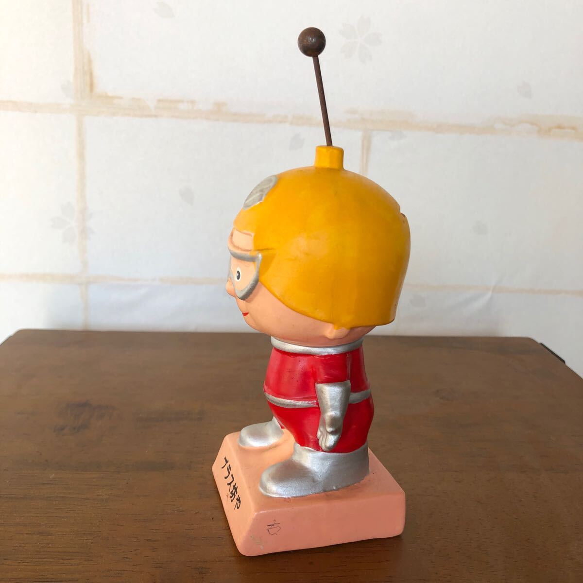  Showa Retro that time thing Tohoku electric power plus .. savings box ceramics figure Vintage that time thing antenna attaching enterprise thing Novelty 