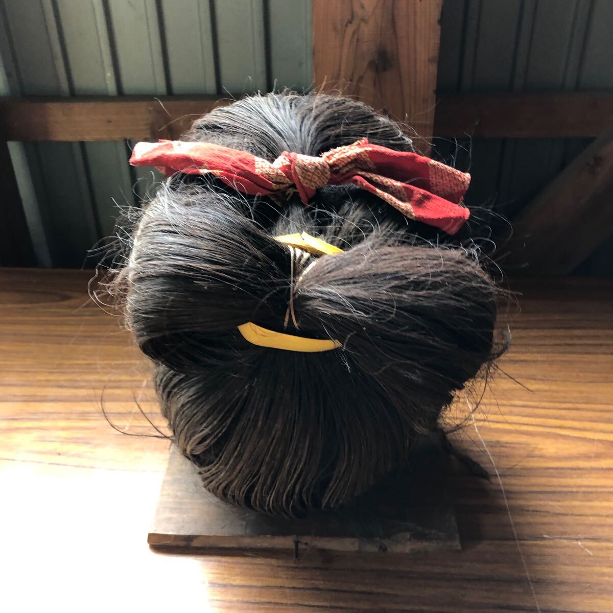  era large . play lawn grass . small shop Mai pcs Japanese coiffure old wig historical play Japanese clothes block .. rice field .. peach crack wig Event comedy festival .②
