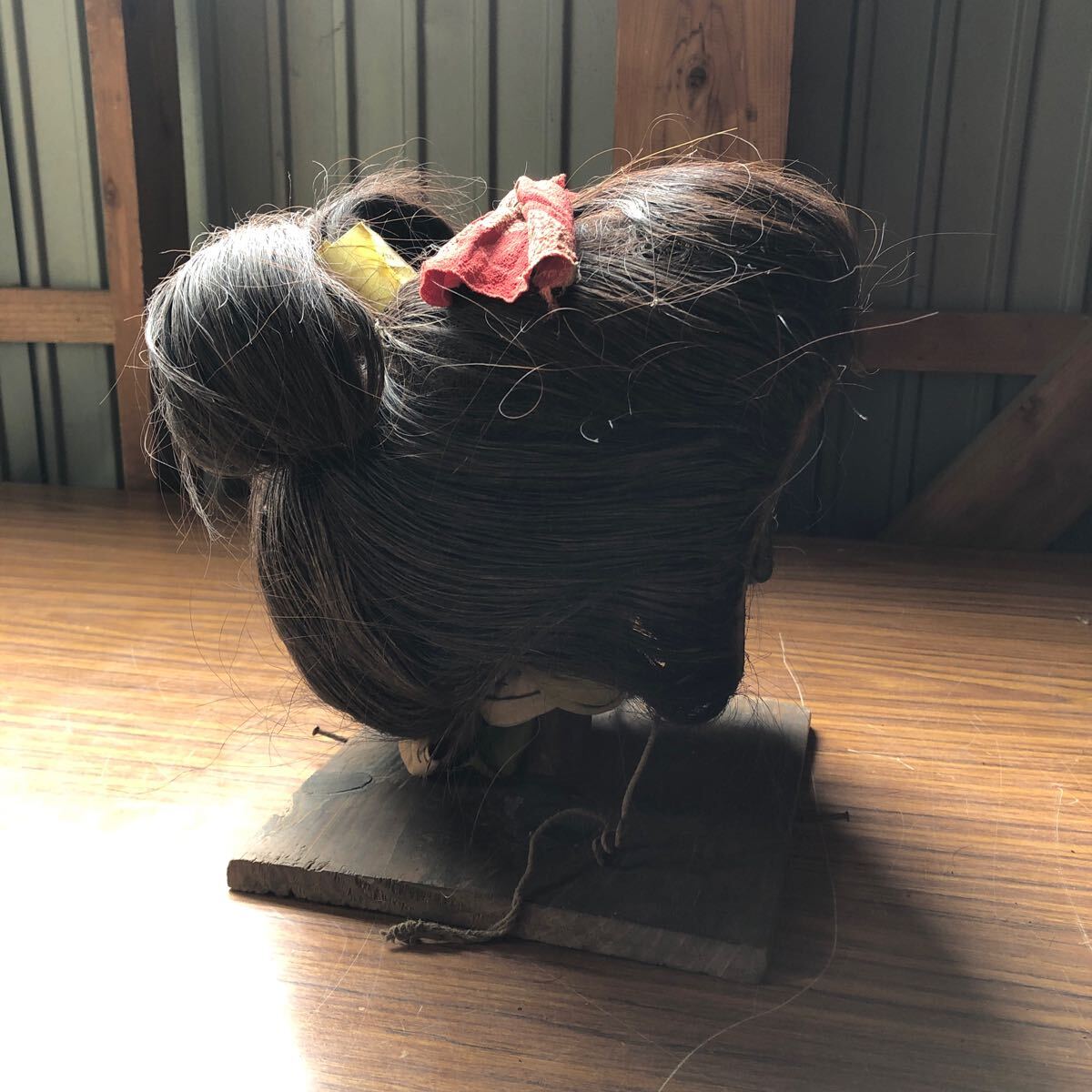  era large . play lawn grass . small shop Mai pcs Japanese coiffure old wig historical play Japanese clothes block .. rice field .. peach crack wig Event comedy festival .②