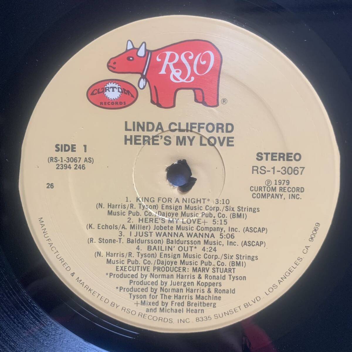 LINDA CLIFFORD / HERE'S MY LOVE (RSO) の画像3