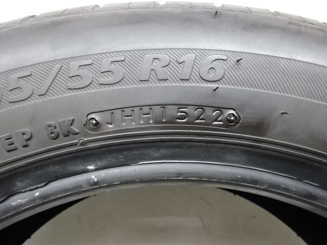 Y-221(送料無料/代引きOK)ランクE/D 中古 バリ溝 205/55R16 BRIDGESTONE NEXTRY ネクストリー 2022年 9分山 夏タイヤ 2本SET_画像10