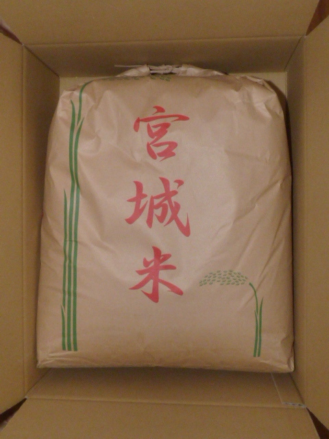  новый рис . мир 5 год Miyagi префектура производство ... моти белый рис 25kg( пакет содержит ) рис пакет. состояние . отправка 